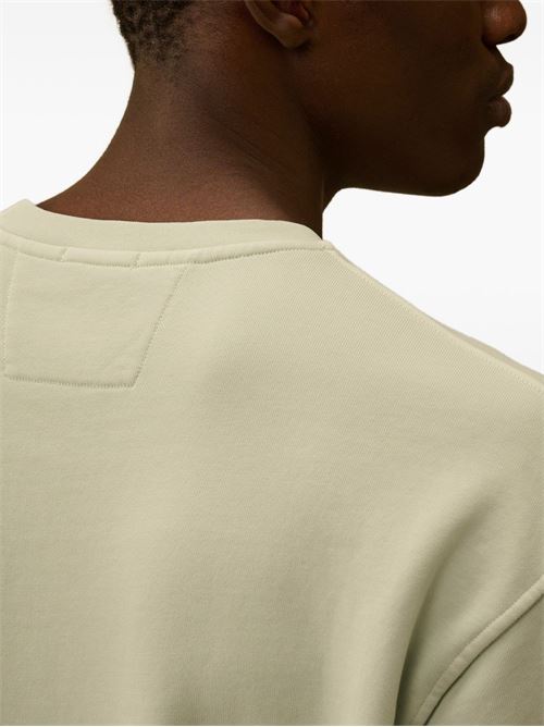 Felpa uomo girocollo beige CP COMPANY | 20CMSS036A110044R804